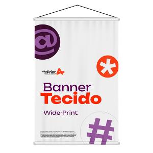 Banner em Tecido Tecido Wideprint 157g - 100% Poliéster Resinado  4x0   