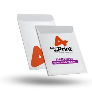 Envelope A4 (Impressão Digital) Papel Offset 75g 23 x 32 cm (Área de impressão A4) 4/0   